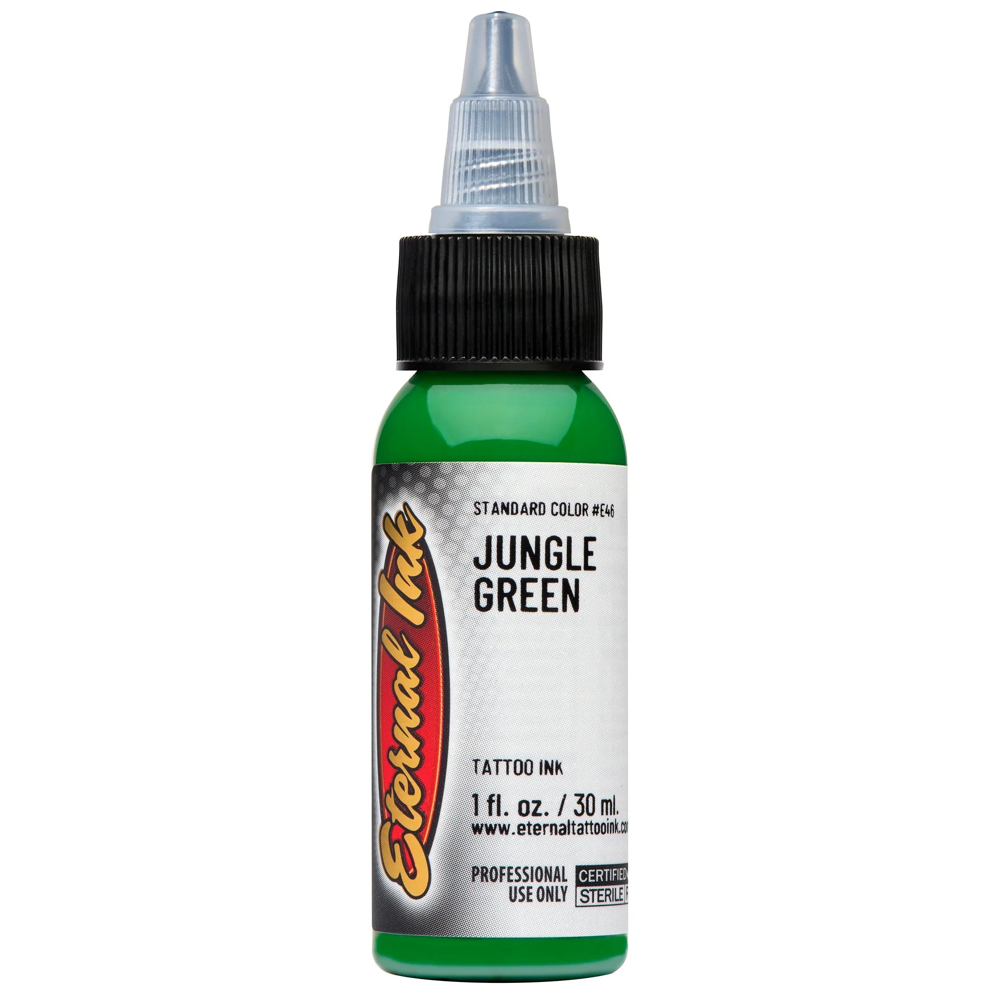 Eternal Ink Jungle GREEN | 30ml (1oz) Bottle - Tattoo Boutique